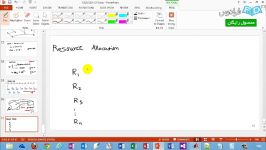 فیلم آموزشی حل مسأله تخصیص منابع  قسمت یکم