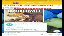 ترجمه آهنگ begin again Taylor swift