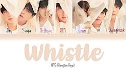 کاور آهنگ whistle بلک پینگ bts