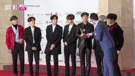 BTS فرش قرمز مراسم Asia Artist Awards 2018