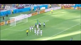 خلاصه نیمه اول دیدار اوروگوئه کاستاریکا جام جهانی 2014