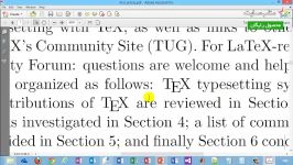 فیلم آموزشی آشنایی باLaTeXو ایجاد اولین پروژه قسمت هفتم