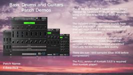 AI 30 Patches Bass Drums and Guitars