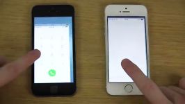 iPhone 5S iOS 8 vs. iPhone 5S iOS 7  Opening Apps