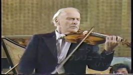 Yehudi Menuhin plays JS Bach. Partita for solo violin No 3 in E major Prelude