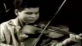 Young Itzhak Perlman Plays Bach Partita No. 3 E Major Gavotte