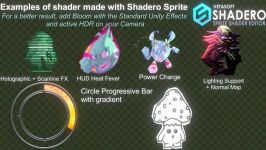 پیش نمایش Shadero Sprite برای یونیتی