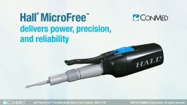 Hall® MicroFree™ Cordless Small Bone Power System  CONMED Product Vid