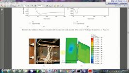 مدلسازی نمونه آزمایشگاهی اتصال پیچی تیر به ستون تحت آتش در نرم افزار ABAQUS