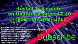 Install Traceroute on Ubuntu Desktop 17.10 Tracert on GNULinux