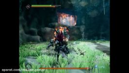 گیم پلی 4 بازی Darksiders III باس فایت هاله خفن