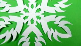 اوریگامی دانه برف  آموزش ساخت دانه برف کاغذی  کاردستی  خلاقیت