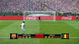 PES 2019  Goalkeeper S.Mane vs Goalkeeper L.Messi  Penalty Shootout Senegal 