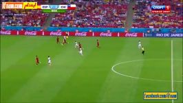 بازی دراماتیک اسپانیا شیلی حذف اسپانیا