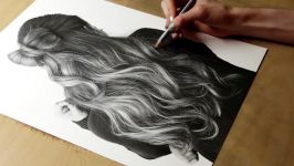 Drawing Photorealistic Hair With Graphite Missy Sue