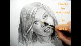 Drawing Kim Hyuna Portrait Time Lapse