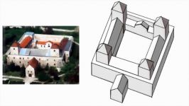 How to draw axonometric Thury Burg Thury vár