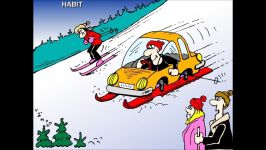 Funny Skiing Drawing cartoons