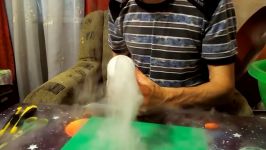 How to make a rings of dry ice