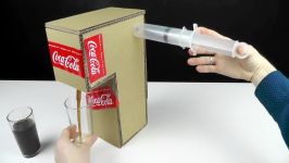 How to Make Coca Cola Fountain Machine Using a SYRINGE at Home