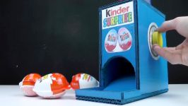 How to make Kinder Surprise Eggs Vending Machine Dispenser