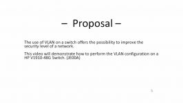 HP Switch  VLAN Configuration JE009A