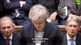 Tough crowd How many jeers did Theresa May receive in her Brexit 