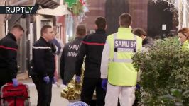 Strasbourg shooting Paramedics rush to deadly scene heavy police presence