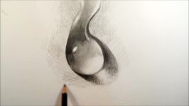 Drawing a Water Drop Time Lapse