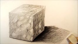 Drawing Marble cube Time Lapse