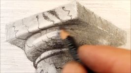 Drawing a Doric Column Time Lapse