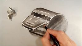 Drawing a Whistle Enlargement Time Lapse