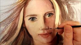 Venus Painting Portrait Watercolour Time Lapse