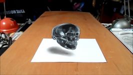 How to Draw a 3D Skull Trick Art Crystal Skull Illusion