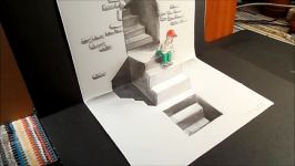 How to Draw 3D Staircase  Art Drawing Stairs