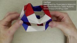 اوریگامی چند ضلعی  آموزش ساخت چند ضلعی کاغذی  کاردستی