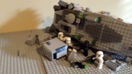 Lego Star Wars Downed First Order transporter moc