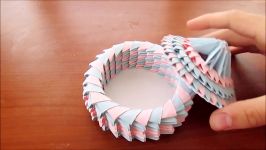 اوریگامی سه بعدی جعبه جواهرات  آموزش ساخت جعبه جواهرات کاغذی  کاردستی
