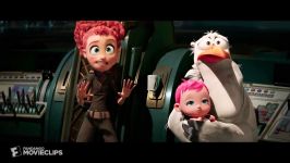 Storks 2016  One Million Babies Scene 910 انیمیشن لک لک ها