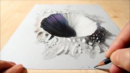Drawing 3D Crater  How to Draw 3D Crater  Trick Art on Paper