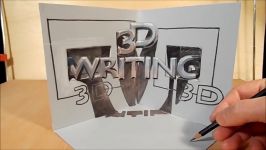 Drawing 3D Writing  Magic Letters in three dimensional Space