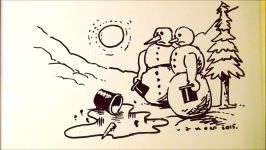 Drawing Caricature The Snowmen Cartoon