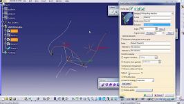 SWEEP SURFACE ALL 21 TYPES CATIA V5