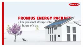 Fronius Energy Package  The personal storage solution for 24 hours of sun