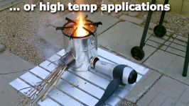 Homemade ROCKET Stove  The 5 Can Fan Forced STEEL CAN Rocket Stove  Easy