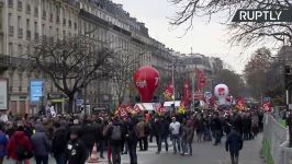 French unions rally for better labor pension tax reform