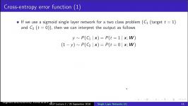 MLP Lecture 26 Stochastic gradient descent Classification