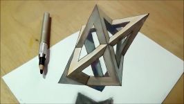 Trick Art Drawing  How to Draw 3D Star  Drawing an Anamorphic Illusion