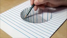 Drawing a Round Hole  Trick Art with Graphite Pencil  By Vamos