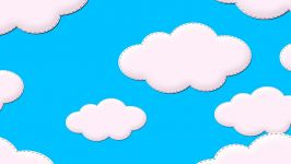 Cartoon Clouds in Sky  Free Royalty Animation Footage